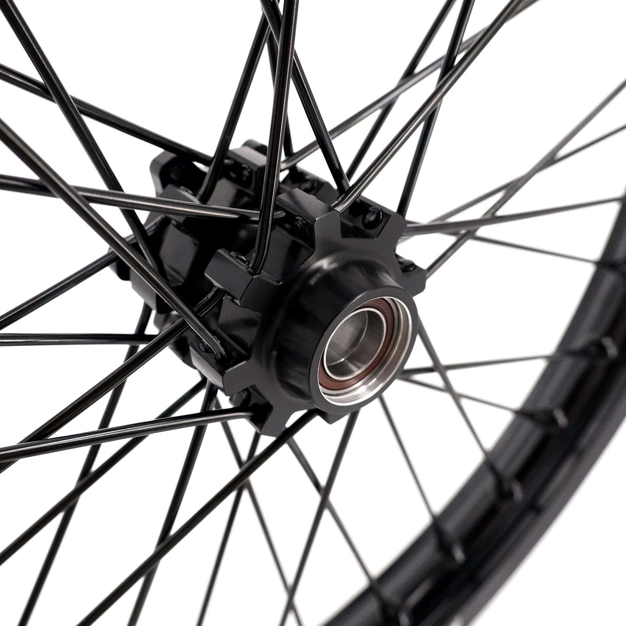 US Stock KKE 1.6*19" & 1.85*16" E-Moto Wheels Rims Fit E-Ride PRO-SS 3.0/ E-Ride PRO SR Black - Pinned Electric