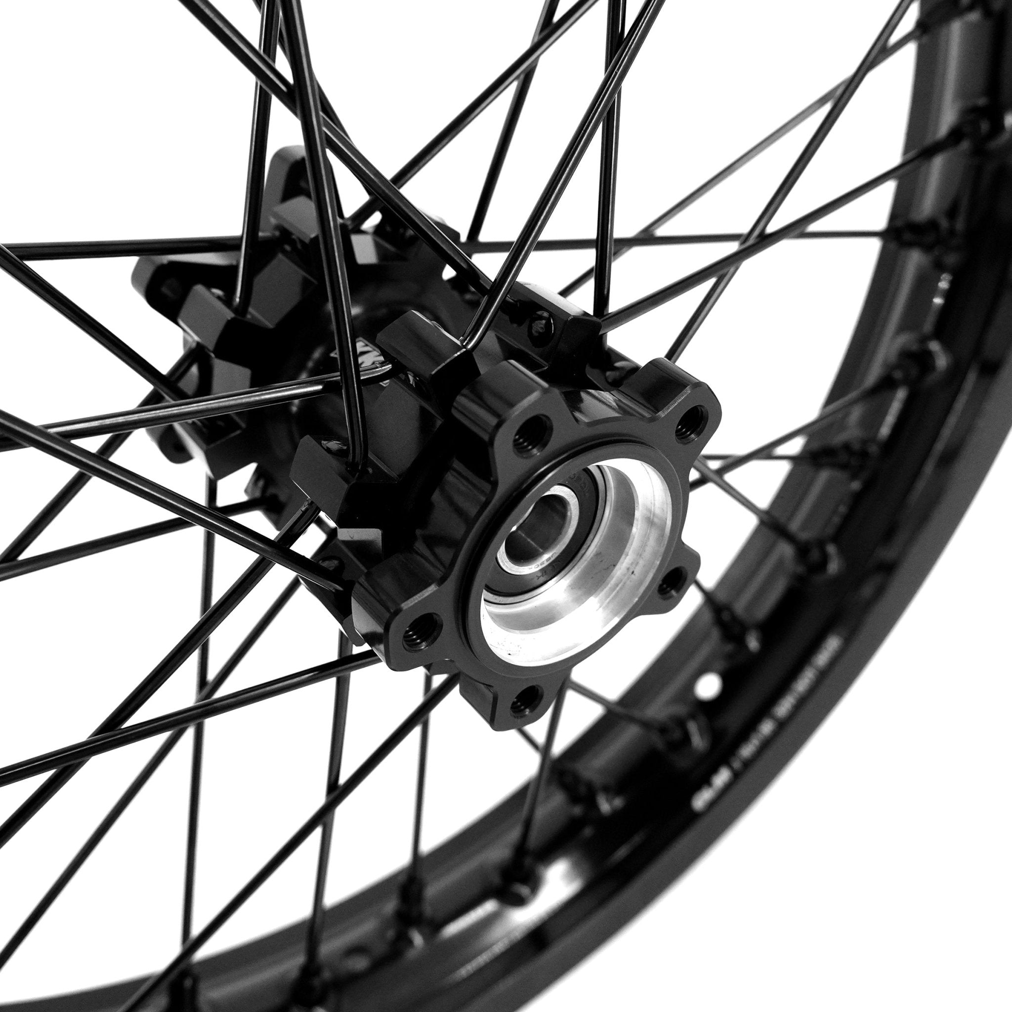US Stock KKE 1.6*19" & 1.85*16" E-Moto Wheels Rims Fit E-Ride PRO-SS 3.0/ E-Ride PRO SR Black - Pinned Electric