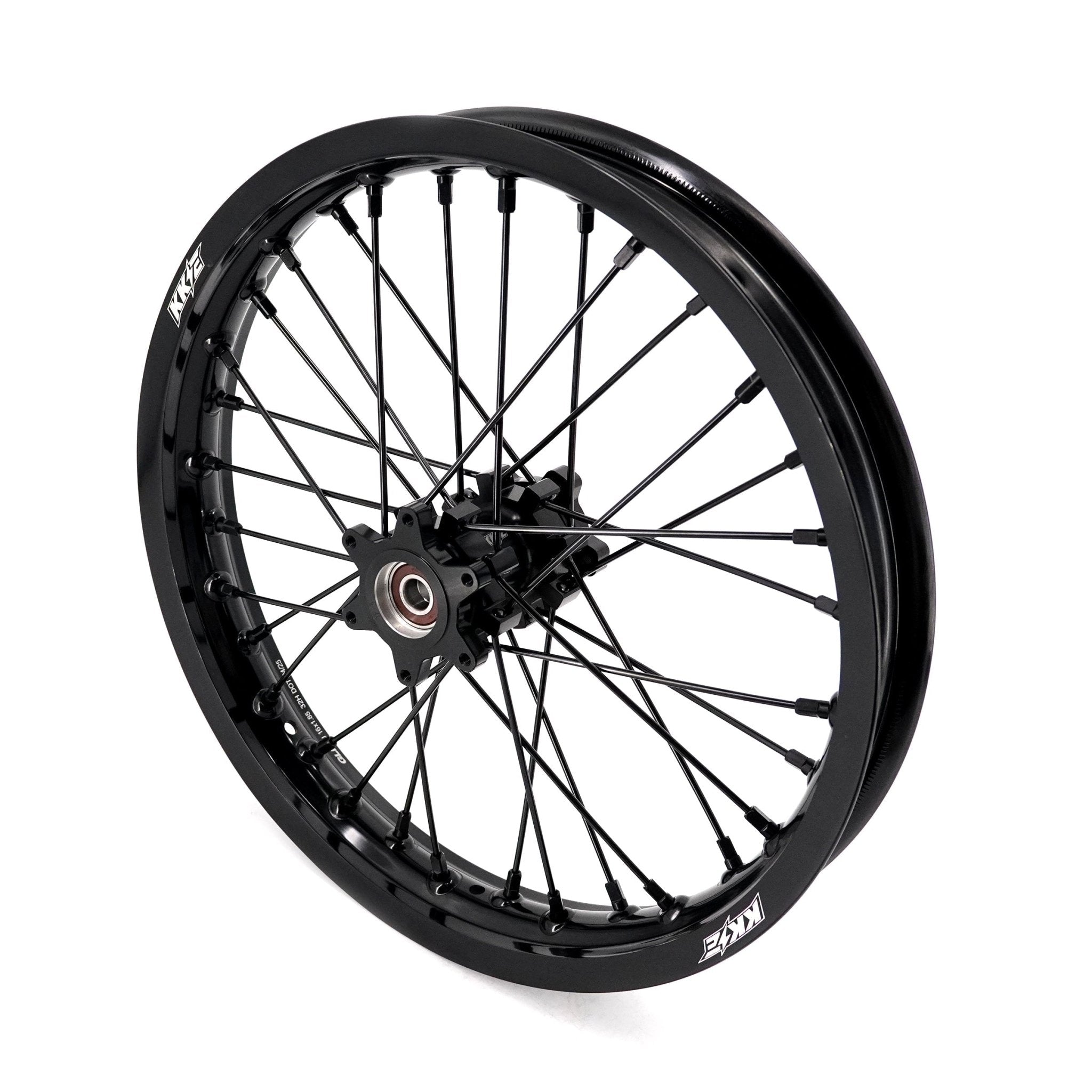 US Stock KKE 1.6*19" & 1.85*16" E-Moto Wheels Rims Fit E-Ride PRO-SS 3.0/ E-Ride PRO SR Black - Pinned Electric