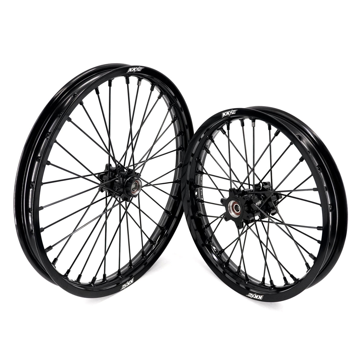 US Stock KKE 1.6*19" & 1.85*16" E-Moto Wheels Rims Fit E-Ride PRO-SS 3.0/ E-Ride PRO SR Black - Pinned Electric