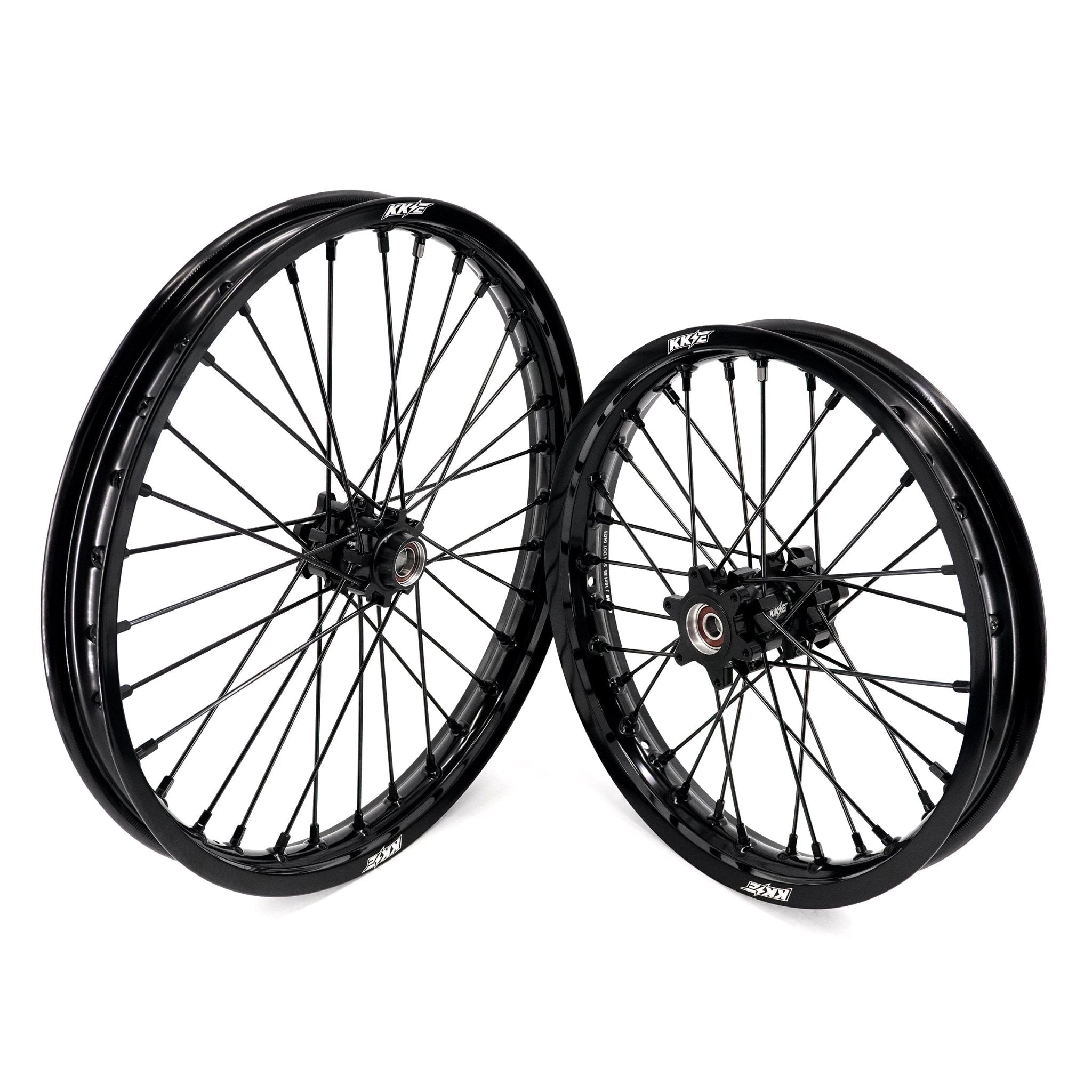 US Stock KKE 1.6*19" & 1.85*16" E-Moto Wheels Rims Fit E-Ride PRO-SS 3.0/ E-Ride PRO SR Black - Pinned Electric