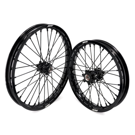 US Stock KKE 1.6*19" & 1.85*16" E-Moto Wheels Rims Fit E-Ride PRO-SS 3.0/ E-Ride PRO SR Black - Pinned Electric