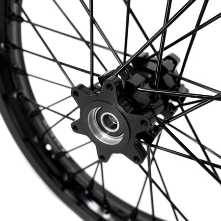 US Stock KKE 1.6*19" & 1.85*16" E-Moto Wheels Rims Fit E-Ride PRO-SS 3.0/ E-Ride PRO SR Black - Pinned Electric
