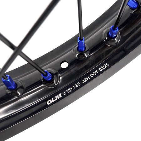 US Stock KKE 1.6*19" & 1.85*16" New Style E - bike Wheels Rim For Sur Ron Light Bee - X 2019 - 2025 Blue - Pinned Electric