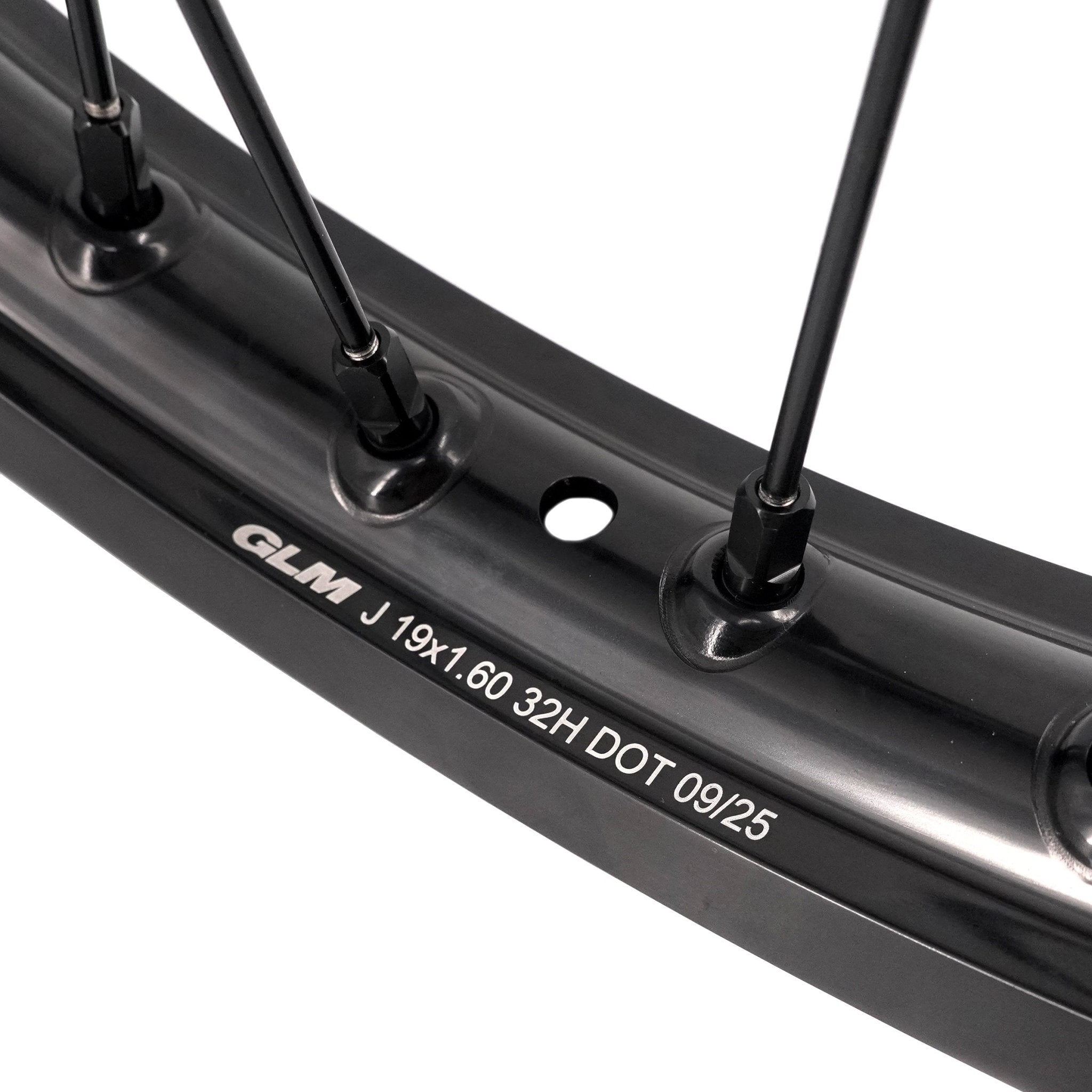 US Stock KKE 1.6*19" & 1.85*16" New Style E - bike Wheels Rim For SurRon Light Bee - X 2019 - 2025 Black - Pinned Electric