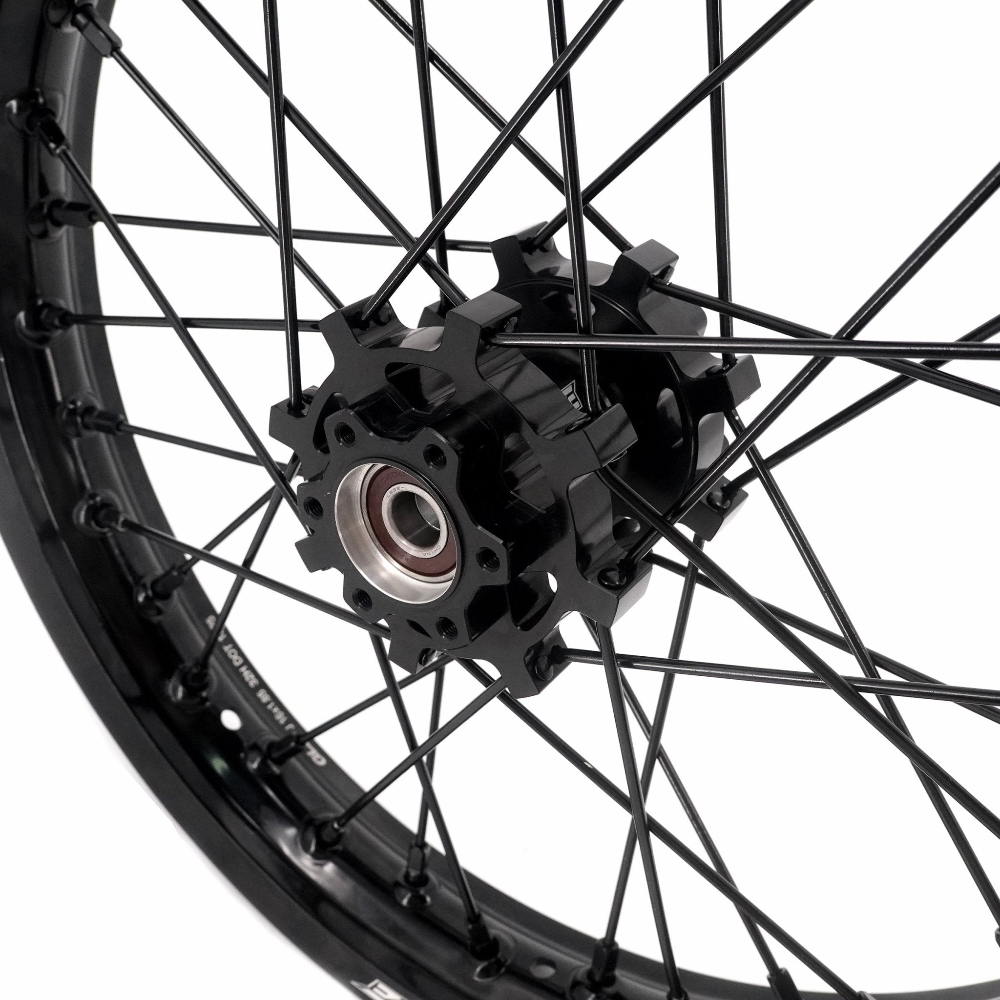 US Stock KKE 1.6*19" & 1.85*16" New Style E - bike Wheels Rim For SurRon Light Bee - X 2019 - 2025 Black - Pinned Electric