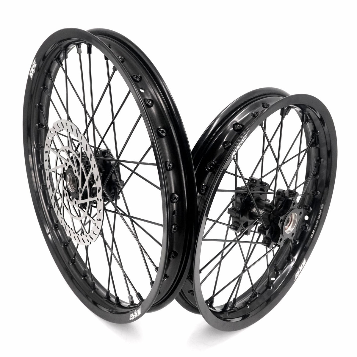 US Stock KKE 1.6*19" & 1.85*16" New Style E - bike Wheels Rim For SurRon Light Bee - X 2019 - 2025 Black - Pinned Electric