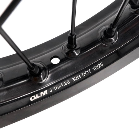 US Stock KKE 1.6*19" & 1.85*16" New Style E - bike Wheels Rim For SurRon Light Bee - X 2019 - 2025 Black - Pinned Electric