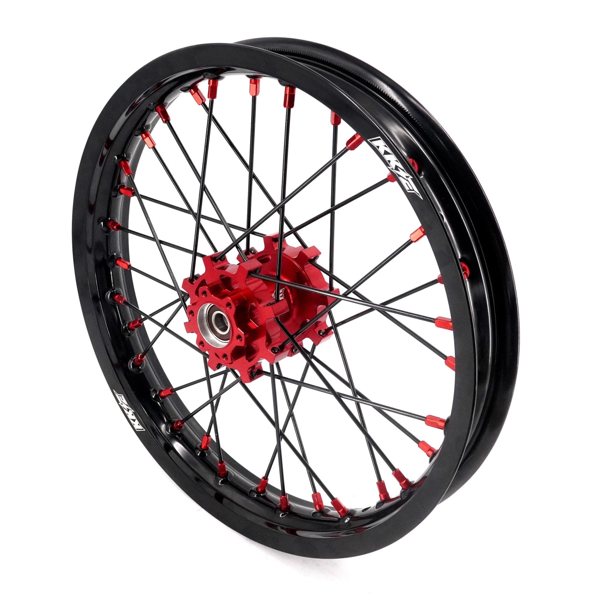 US Stock KKE 1.6*19" & 1.85*16" New Style E - bike Wheels Rim For SurRon Light Bee - X 2019 - 2025 Red Nipples - Pinned Electric