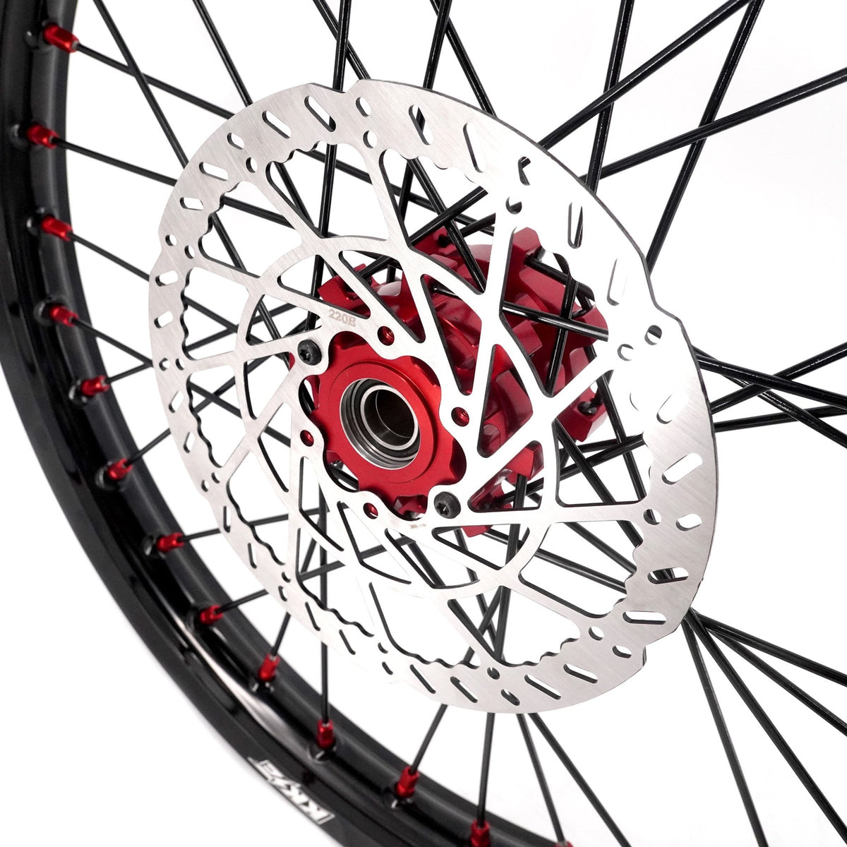 US Stock KKE 1.6*19" & 1.85*16" New Style E - bike Wheels Rim For SurRon Light Bee - X 2019 - 2025 Red Nipples - Pinned Electric