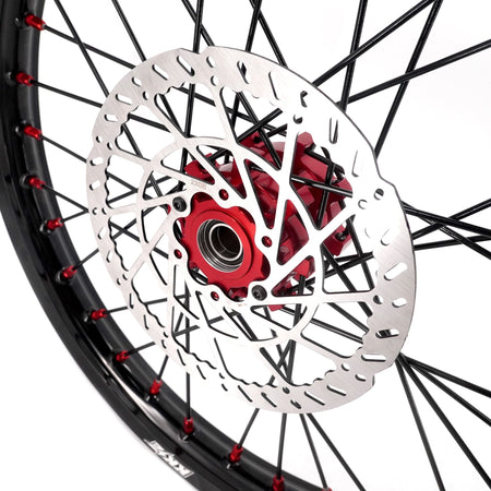 US Stock KKE 1.6*19" & 1.85*16" New Style E - bike Wheels Rim For SurRon Light Bee - X 2019 - 2025 Red Nipples - Pinned Electric