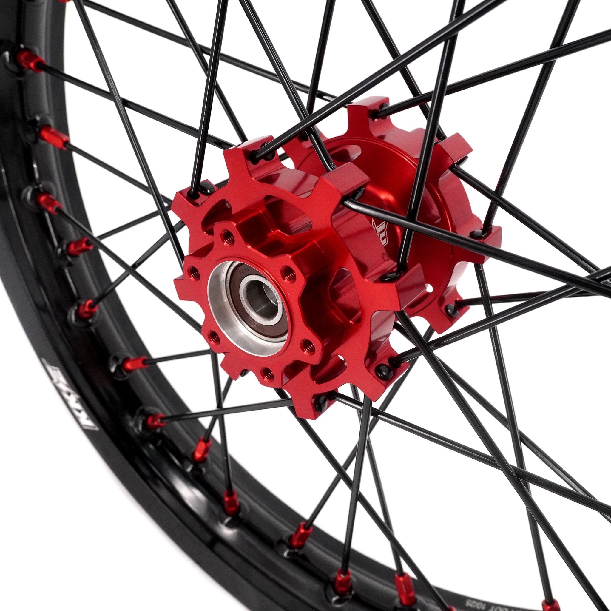 US Stock KKE 1.6*19" & 1.85*16" New Style E - bike Wheels Rim For SurRon Light Bee - X 2019 - 2025 Red Nipples - Pinned Electric