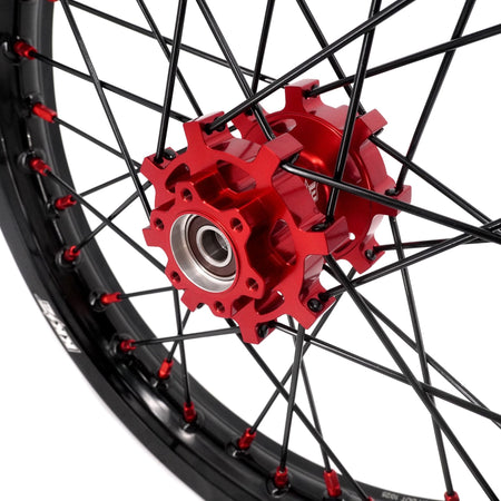 US Stock KKE 1.6*19" & 1.85*16" New Style E - bike Wheels Rim For SurRon Light Bee - X 2019 - 2025 Red Nipples - Pinned Electric