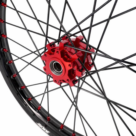 US Stock KKE 1.6*19" & 1.85*16" New Style E - bike Wheels Rim For SurRon Light Bee - X 2019 - 2025 Red Nipples - Pinned Electric