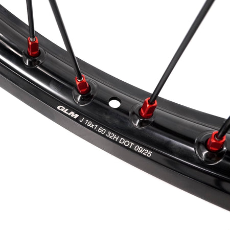 US Stock KKE 1.6*19" & 1.85*16" New Style E - bike Wheels Rim For SurRon Light Bee - X 2019 - 2025 Red Nipples - Pinned Electric