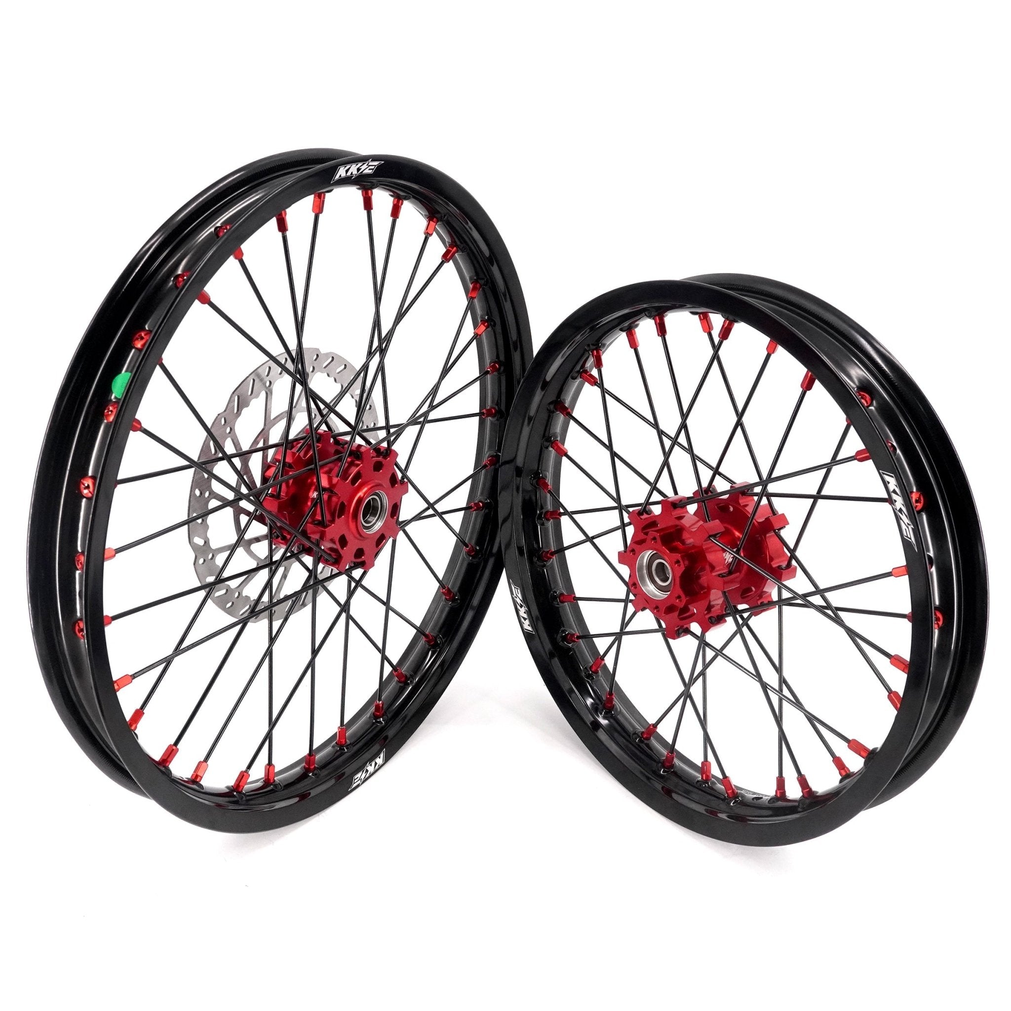 US Stock KKE 1.6*19" & 1.85*16" New Style E - bike Wheels Rim For SurRon Light Bee - X 2019 - 2025 Red Nipples - Pinned Electric