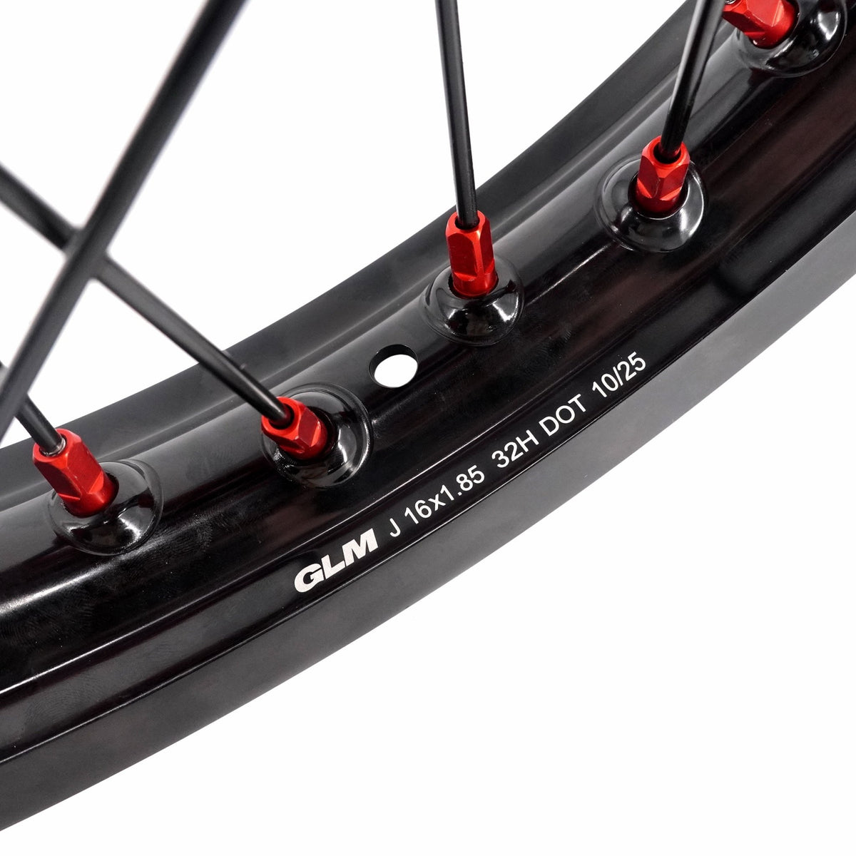 US Stock KKE 1.6*19" & 1.85*16" New Style E - bike Wheels Rim For SurRon Light Bee - X 2019 - 2025 Red Nipples - Pinned Electric