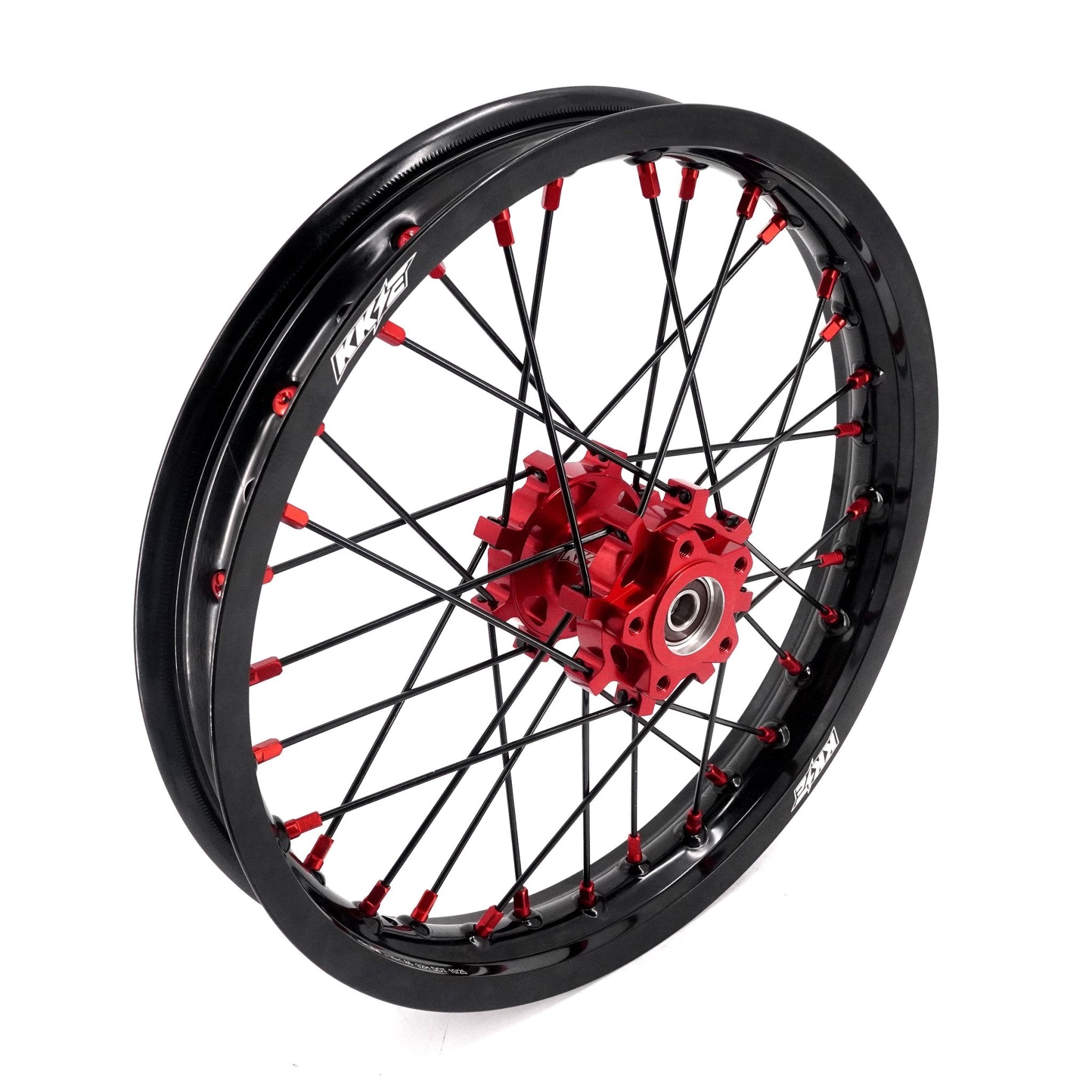 US Stock KKE 1.6*19" & 1.85*16" New Style E - bike Wheels Rim For SurRon Light Bee - X 2019 - 2025 Red Nipples - Pinned Electric