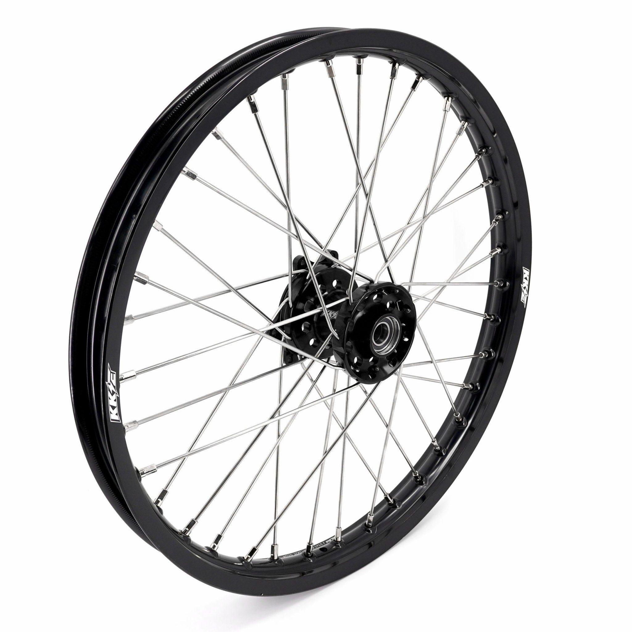 US Stock KKE 1.6*21" E - bike Spoke Wheels Rim Fit For SurRon Ultra Bee 2023 - 2025 Silver Nipples & Silver Spokes - Pinned Electric