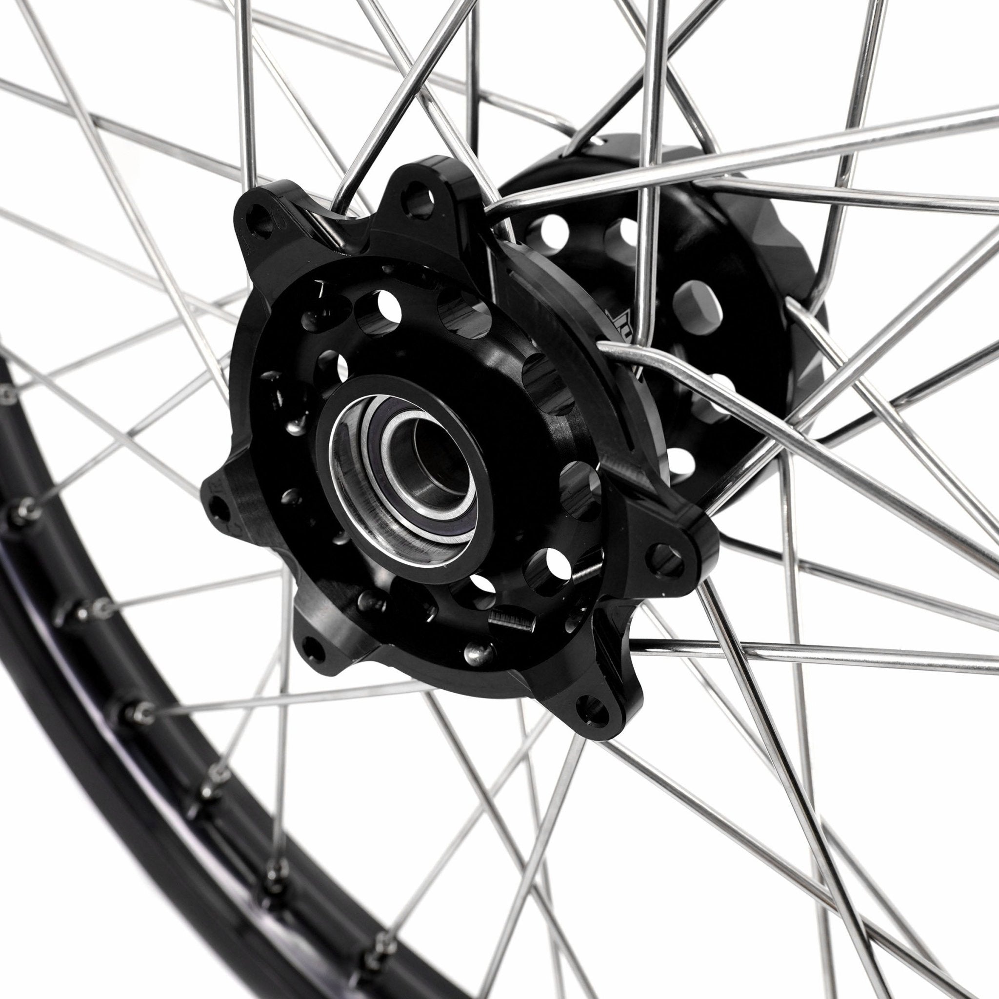 US Stock KKE 1.6*21" E - bike Spoke Wheels Rim Fit For SurRon Ultra Bee 2023 - 2025 Silver Nipples & Silver Spokes - Pinned Electric