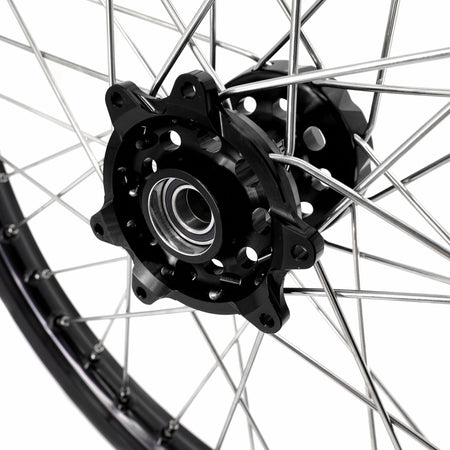 US Stock KKE 1.6*21" E - bike Spoke Wheels Rim Fit For SurRon Ultra Bee 2023 - 2025 Silver Nipples & Silver Spokes - Pinned Electric