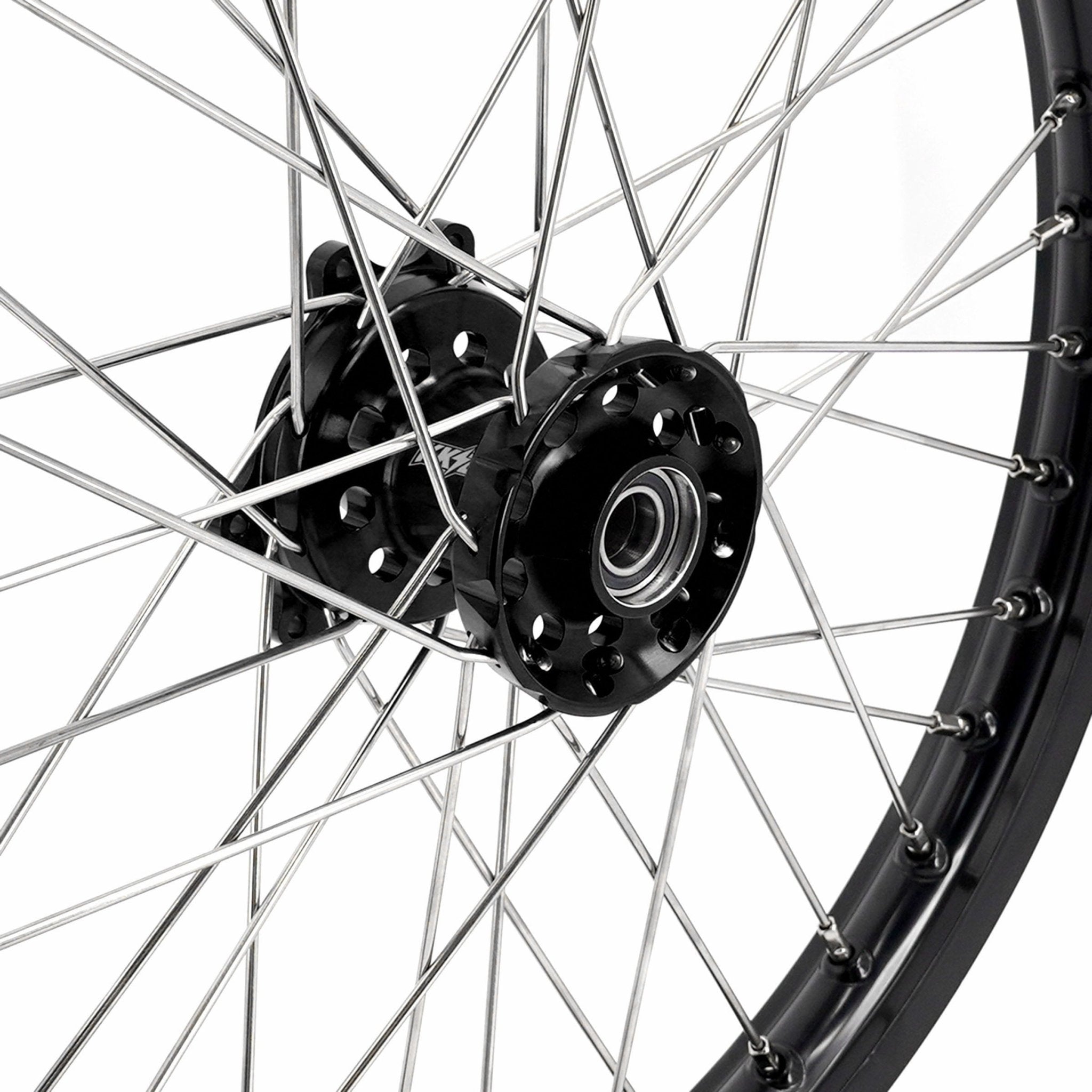 US Stock KKE 1.6*21" E - bike Spoke Wheels Rim Fit For SurRon Ultra Bee 2023 - 2025 Silver Nipples & Silver Spokes - Pinned Electric