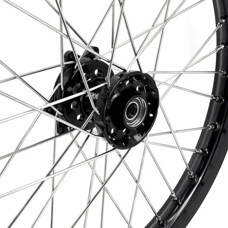 US Stock KKE 1.6*21" E - bike Spoke Wheels Rim Fit For SurRon Ultra Bee 2023 - 2025 Silver Nipples & Silver Spokes - Pinned Electric