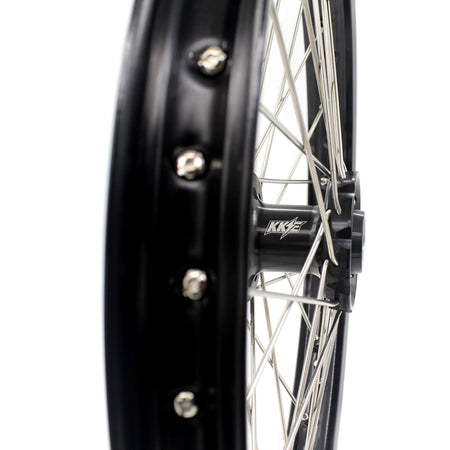 US Stock KKE 1.6*21" E - bike Spoke Wheels Rim Fit For SurRon Ultra Bee 2023 - 2025 Silver Nipples & Silver Spokes - Pinned Electric