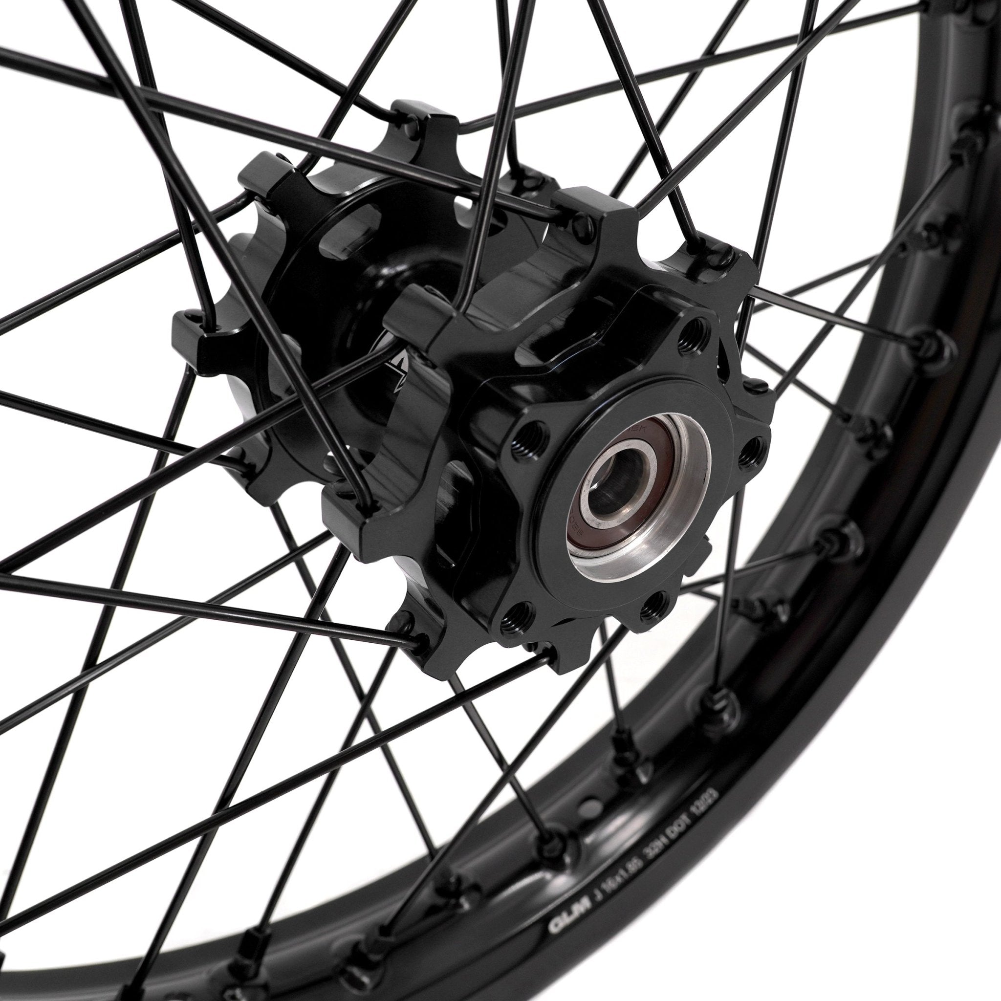 US Stock KKE 1.85*16" All - black Rear Rims Fit Talaria Sting MX3 / Talaria Sting R MX4 E - bike Wheels - Pinned Electric