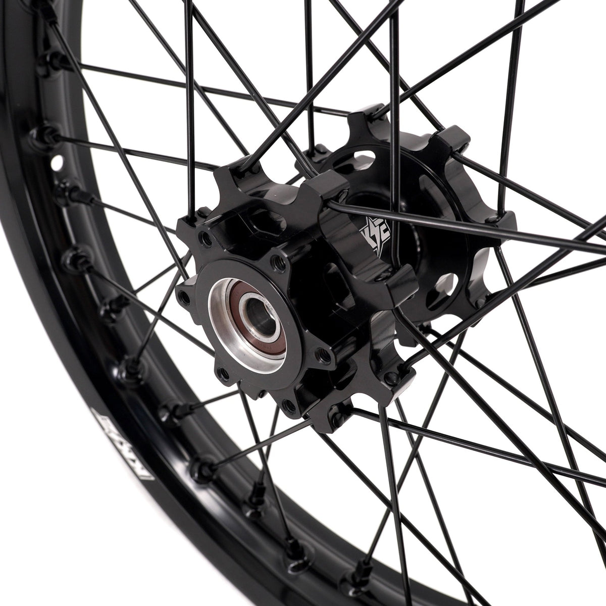 US Stock KKE 1.85*16" All - black Rear Rims Fit Talaria Sting MX3 / Talaria Sting R MX4 E - bike Wheels - Pinned Electric