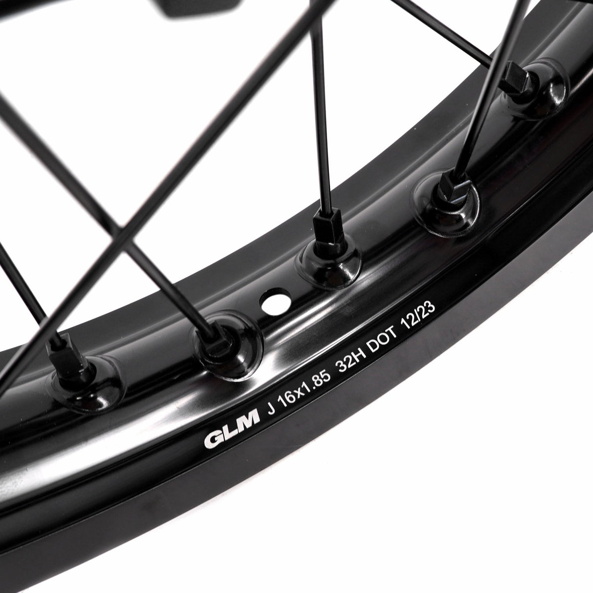 US Stock KKE 1.85*16" All - black Rear Rims Fit Talaria Sting MX3 / Talaria Sting R MX4 E - bike Wheels - Pinned Electric