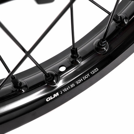 US Stock KKE 1.85*16" All - black Rear Rims Fit Talaria Sting MX3 / Talaria Sting R MX4 E - bike Wheels - Pinned Electric