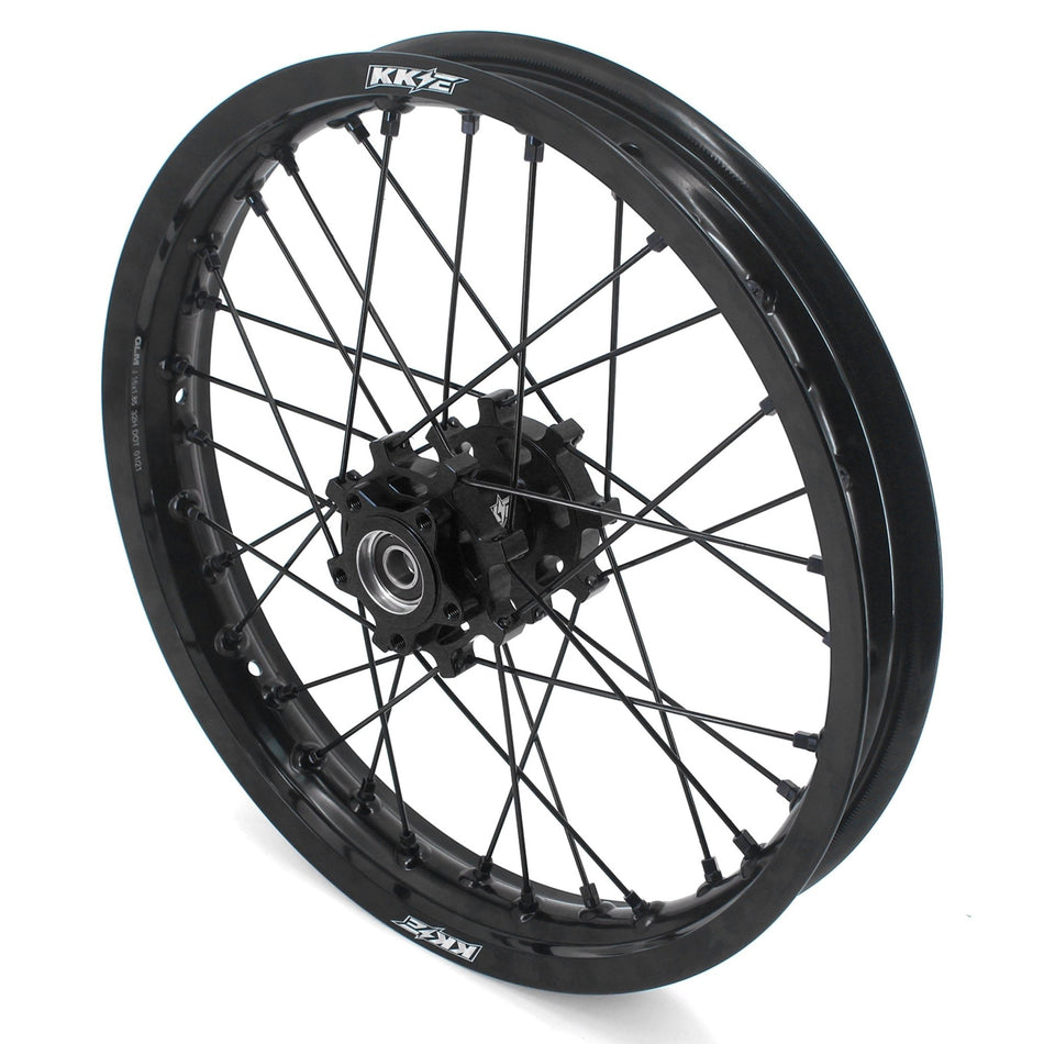 US Stock KKE 1.85*16" Electric Dirtbike Rear Wheels Rim Fit SurRon Light Bee - X 2019 - 2025 All Black - Pinned Electric