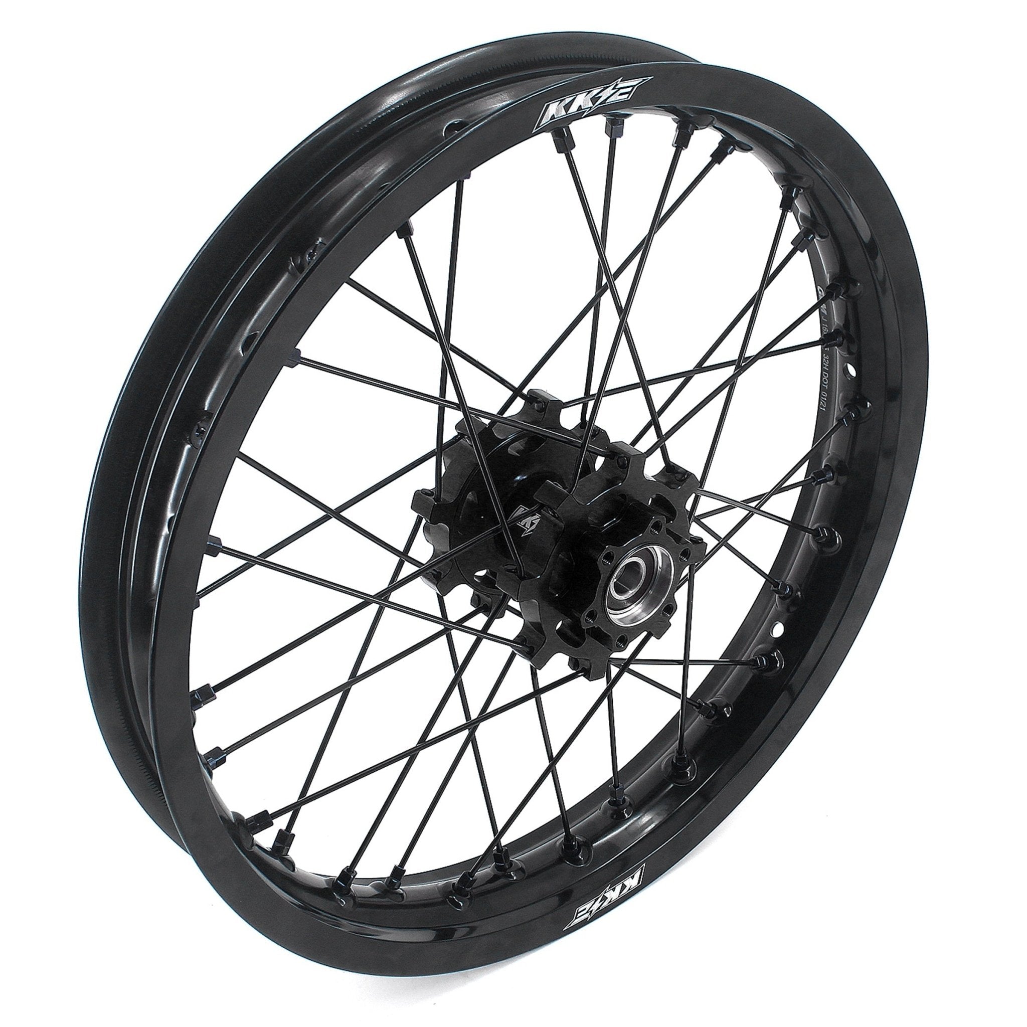 US Stock KKE 1.85*16" Electric Dirtbike Rear Wheels Rim Fit SurRon Light Bee - X 2019 - 2025 All Black - Pinned Electric