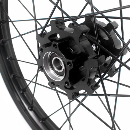 US Stock KKE 1.85*16" Electric Dirtbike Rear Wheels Rim Fit SurRon Light Bee - X 2019 - 2025 All Black - Pinned Electric