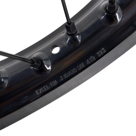 US Stock KKE 19" 16" Spoke Alloy Wheels Fit Talaria Sting MX3 / R MX4 Electric E - bike Black Takasago EXCEL Rims - Pinned Electric