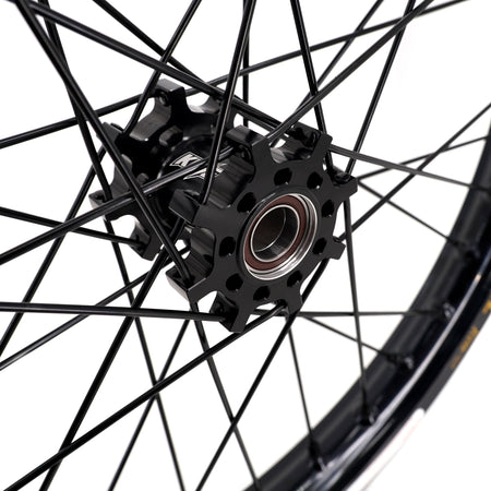 US Stock KKE 19" 16" Spoke Alloy Wheels Fit Talaria Sting MX3 / R MX4 Electric E - bike Black Takasago EXCEL Rims - Pinned Electric