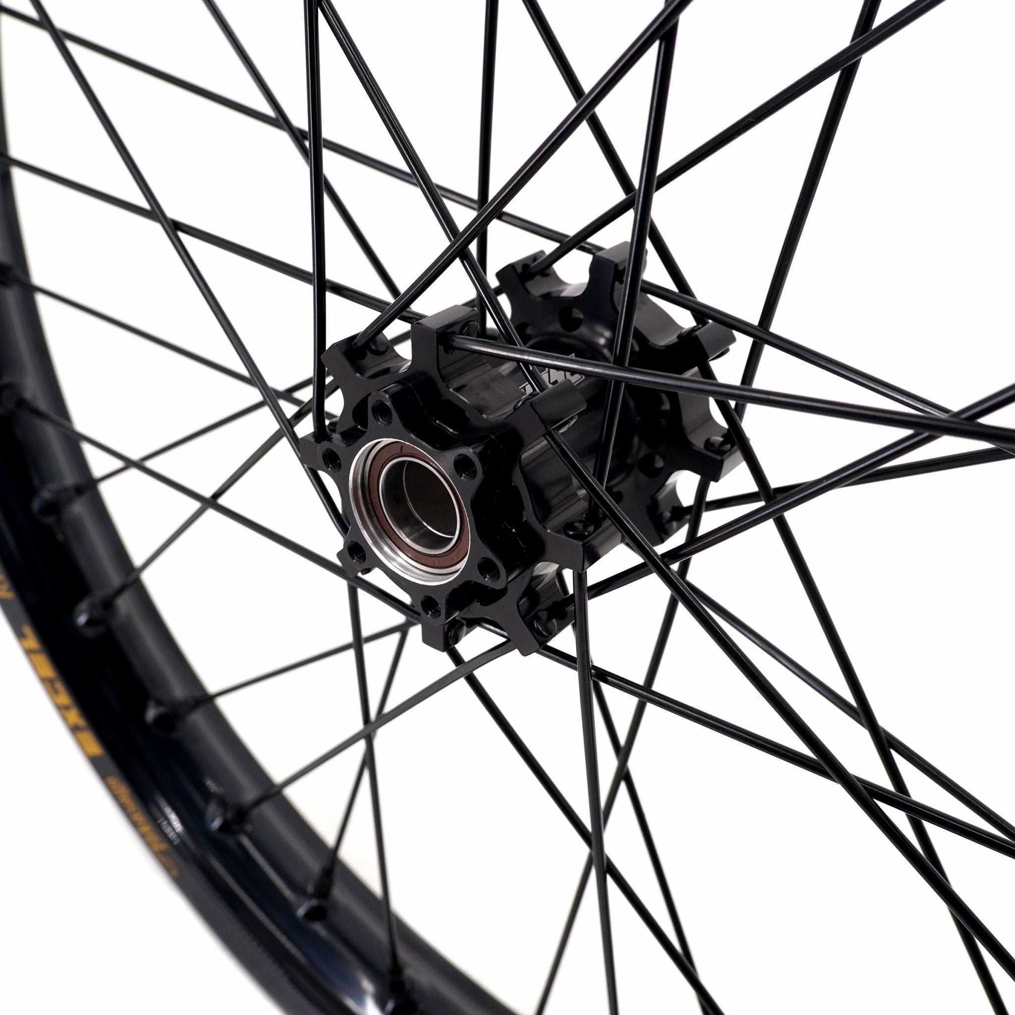 US Stock KKE 19" 16" Spoke Alloy Wheels Fit Talaria Sting MX3 / R MX4 Electric E - bike Black Takasago EXCEL Rims - Pinned Electric