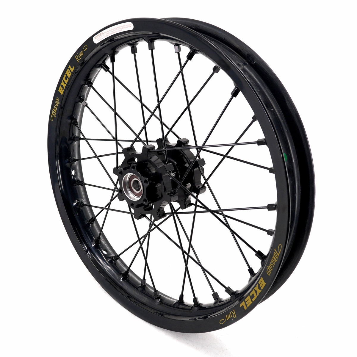 US Stock KKE 19" 16" Spoke Alloy Wheels Fit Talaria Sting MX3 / R MX4 Electric E - bike Black Takasago EXCEL Rims - Pinned Electric