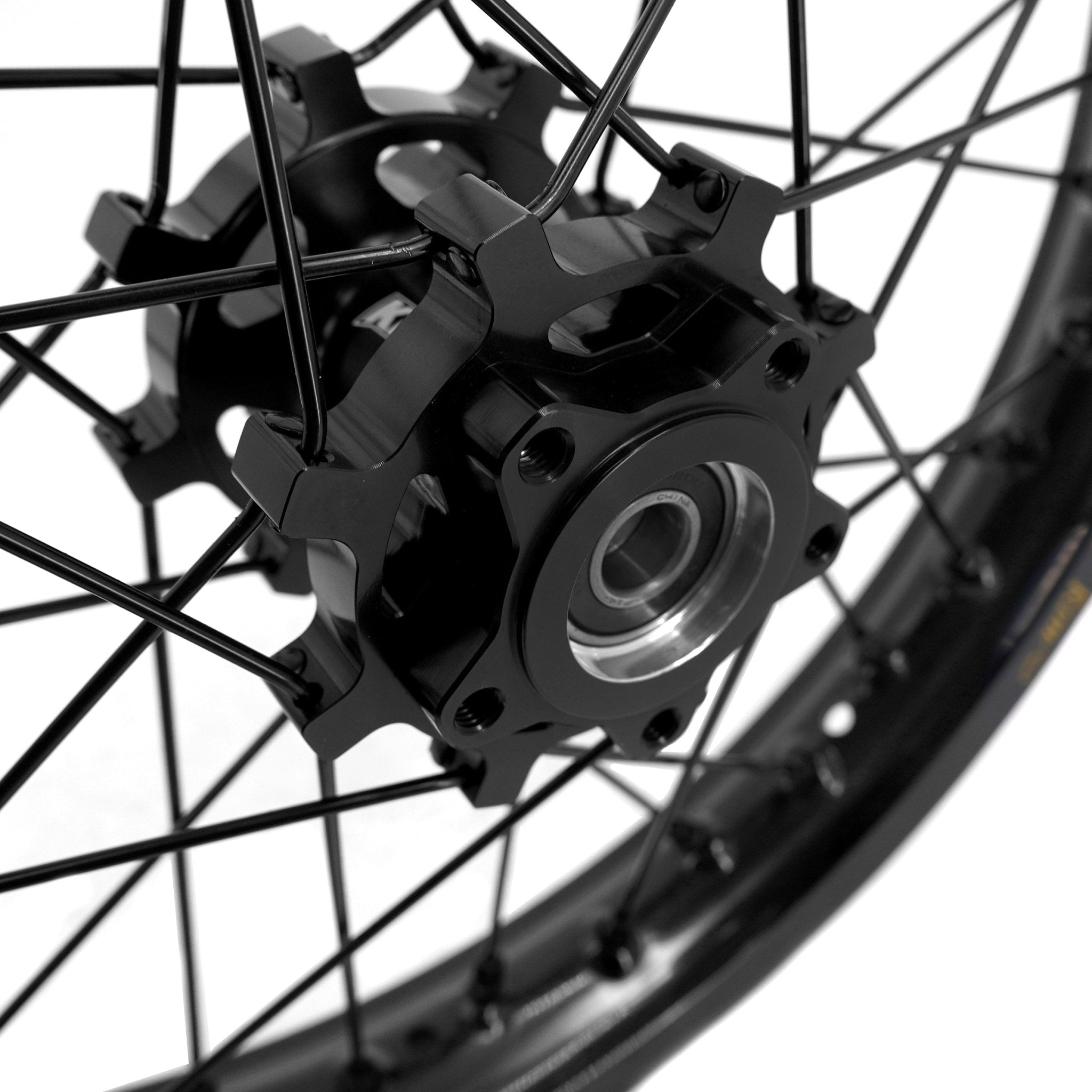 US Stock KKE 19" 16" Spoke Alloy Wheels Fit Talaria Sting MX3 / R MX4 Electric E - bike Black Takasago EXCEL Rims - Pinned Electric
