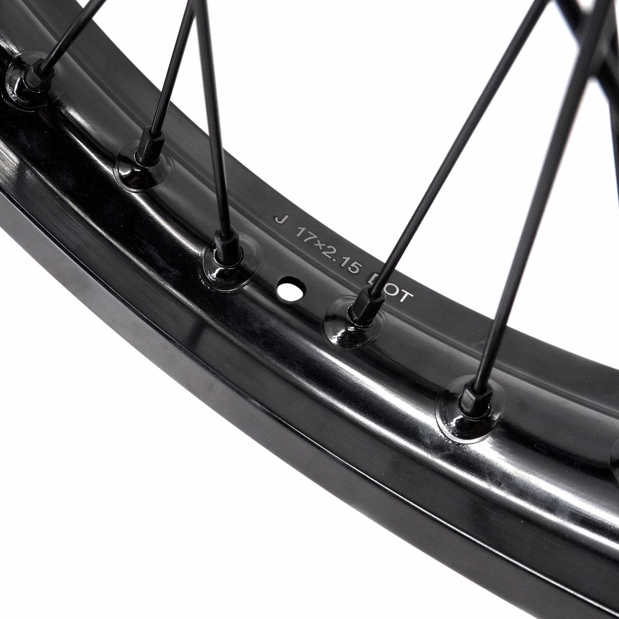 US Stock KKE 2.15*17 & 2.5*17 E - bike Wheels Rims Fit Talaria Sting MX3 / R MX4 / x3 (xXx) All Black - Pinned Electric