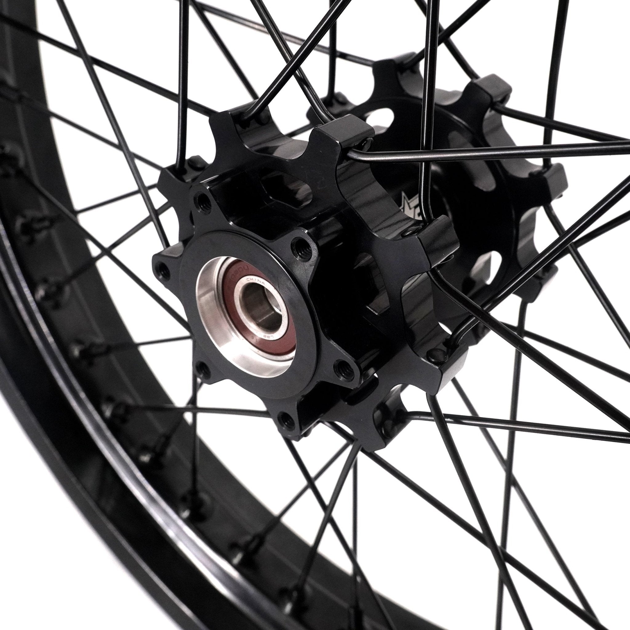 US Stock KKE 2.15*17 & 2.5*17 E - bike Wheels Rims Fit Talaria Sting MX3 / R MX4 / x3 (xXx) All Black - Pinned Electric