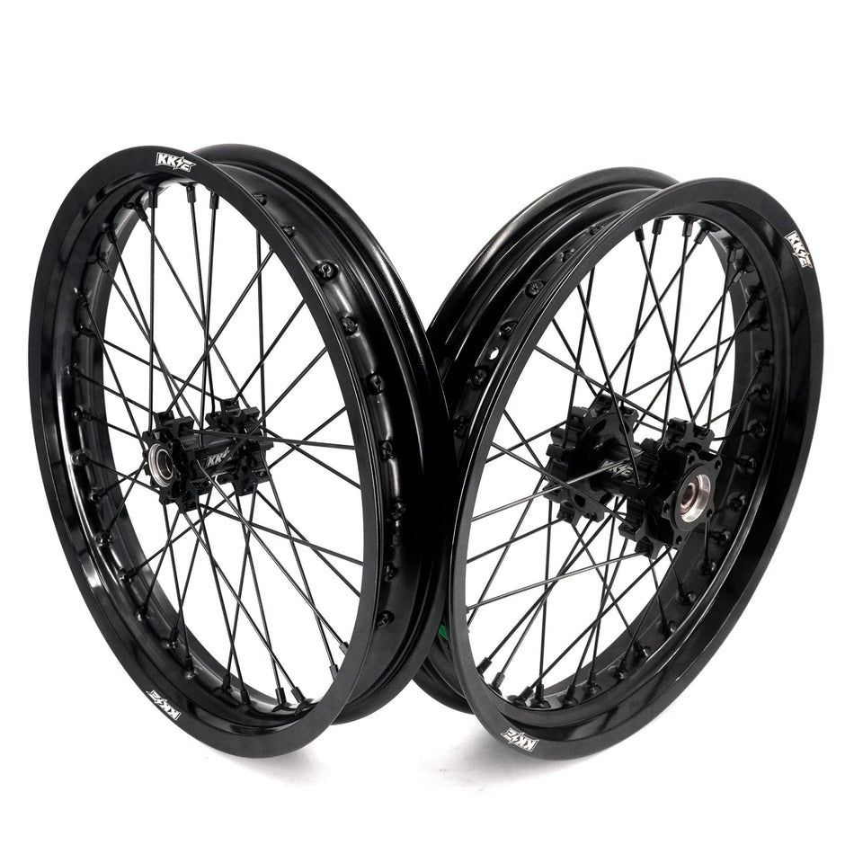 US Stock KKE 2.15*17 & 2.5*17 E - bike Wheels Rims Fit Talaria Sting MX3 / R MX4 / x3 (xXx) All Black - Pinned Electric
