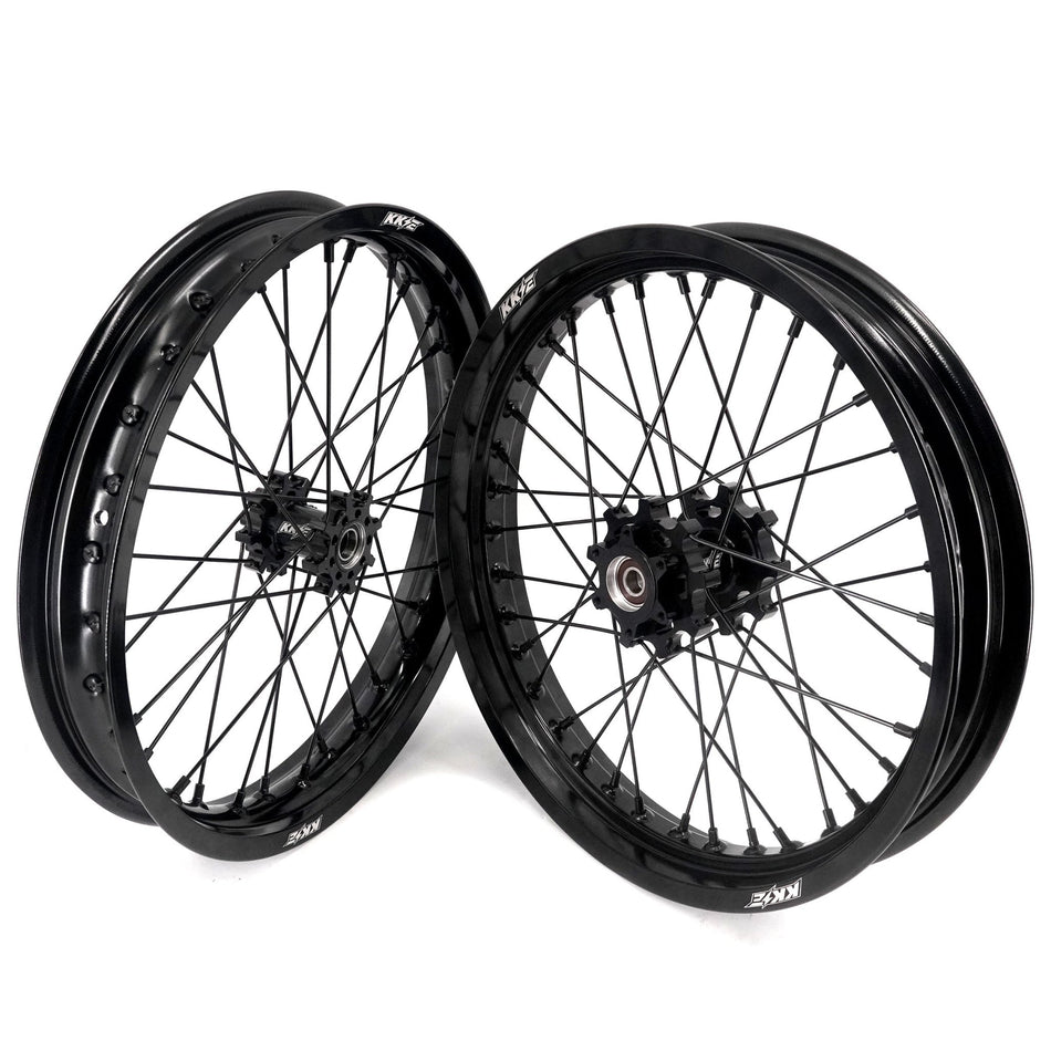 US Stock KKE 2.15*17 & 2.5*17 E - bike Wheels Rims Fit Talaria Sting MX3 / R MX4 / x3 (xXx) All Black - Pinned Electric