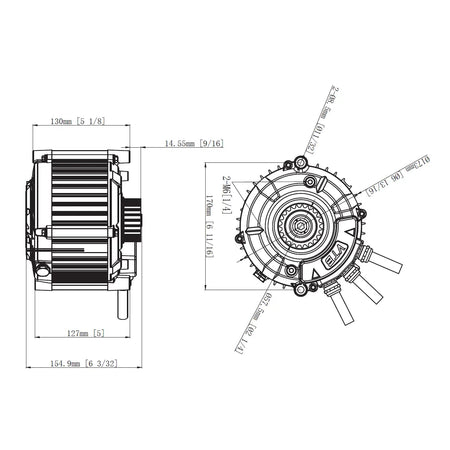 Ventus Ryuga 52kW Motor - Pinned Electric