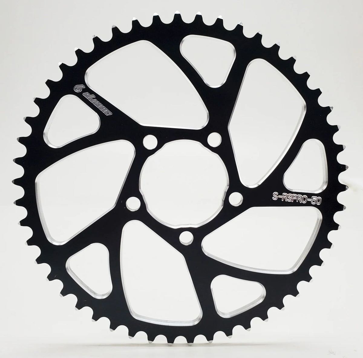 Warp9 Racing E - Moto Sprocket 50 Tooth Black - Pinned Electric