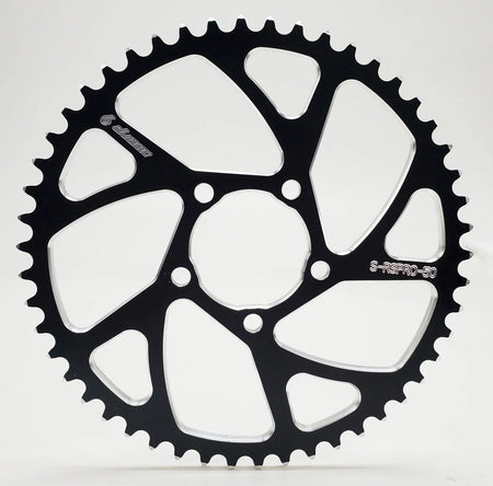 Warp9 Racing E - Moto Sprocket 50 Tooth Black - Pinned Electric