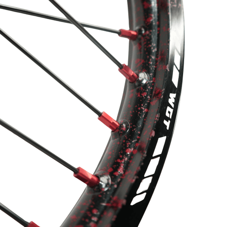 WGT Splattered V2 19x16 Wheel Set - Pinned Electric