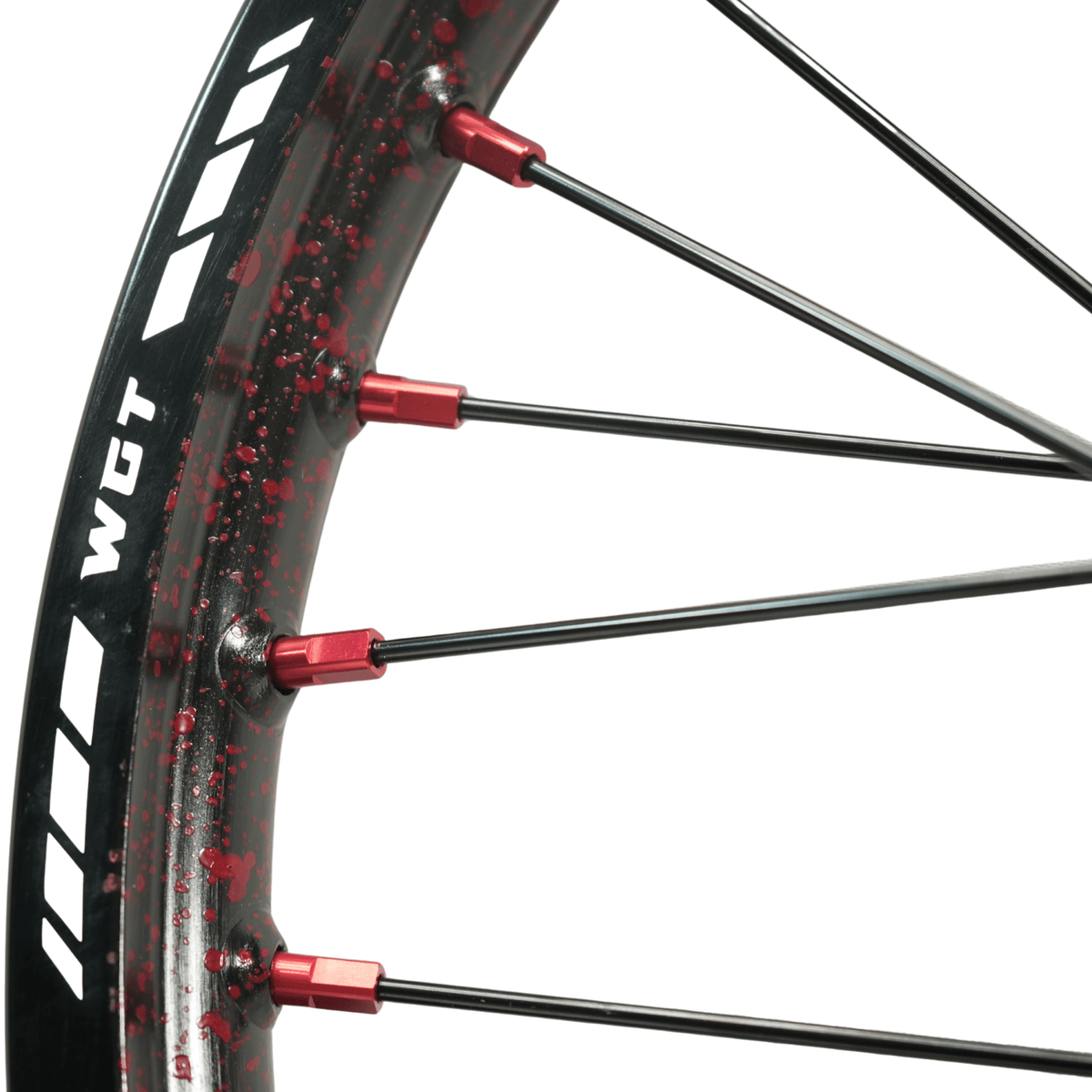WGT Splattered V2 19x16 Wheel Set - Pinned Electric