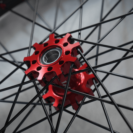 WGT Splattered V2 19x16 Wheel Set - Pinned Electric